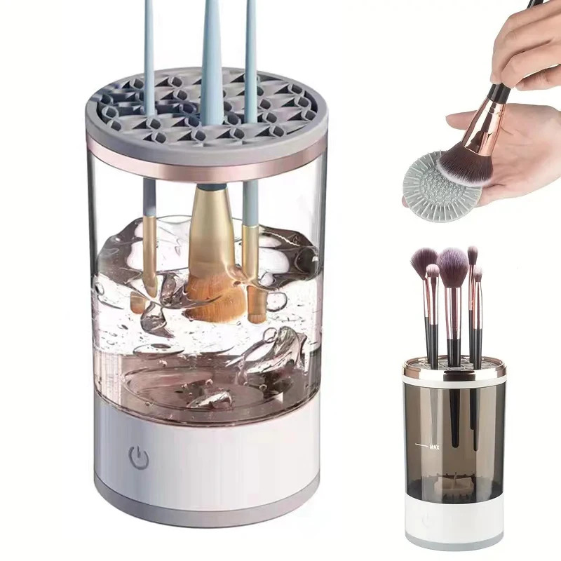 Makeup Brush Set - Automatyczna elektryczna myjka do pędzli do