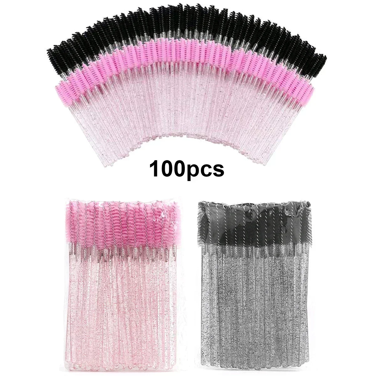 Makeup Brush Set - Hurtownie 100 sztuk jednorazowe szczoteczki do