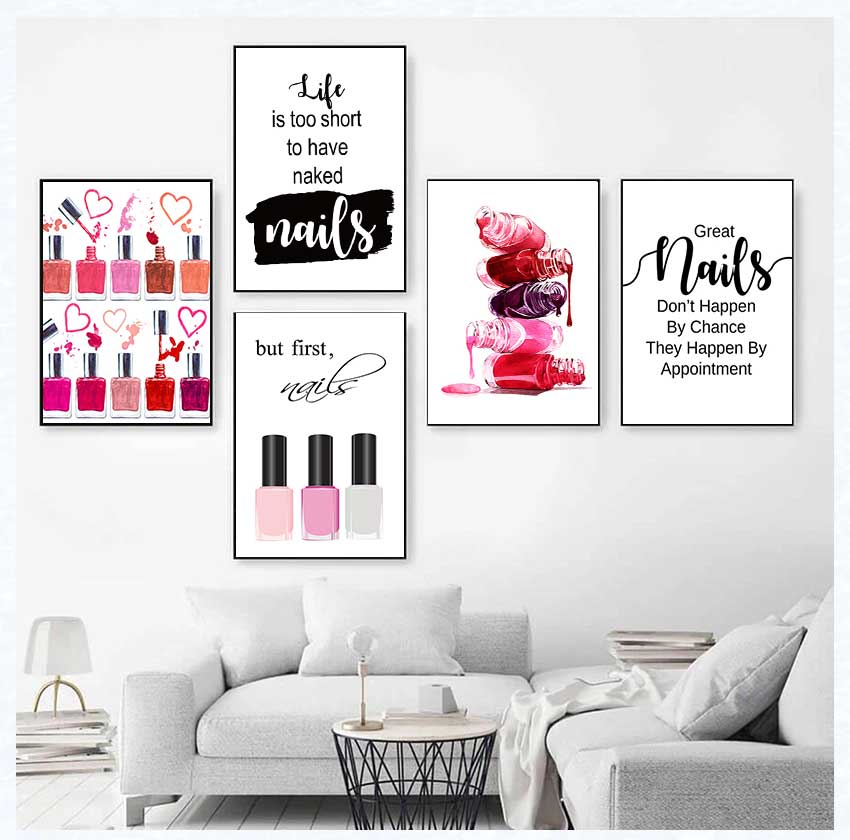 Beauty Of Makeup Quotes - Plakaty i grafiki artystyczne Prezent dla