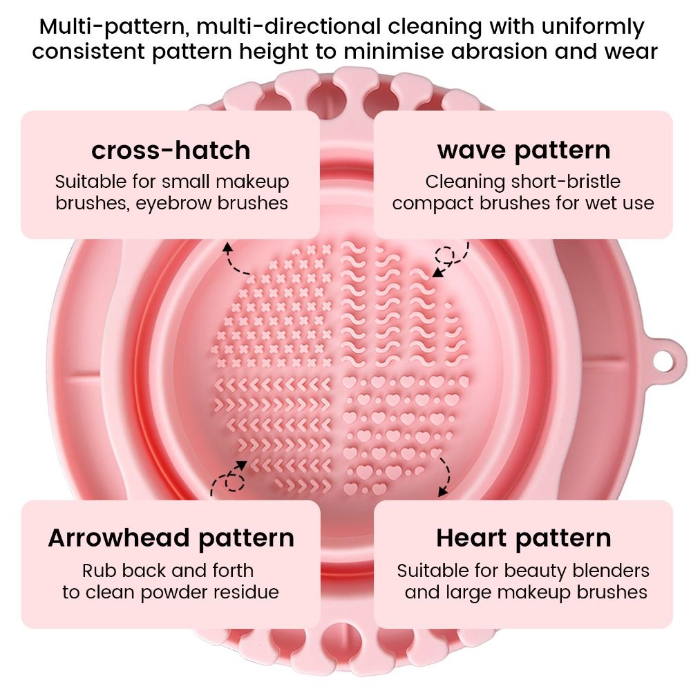 Makeup Brush Set - Silikonowa miseczka do czyszczenia pędzli do