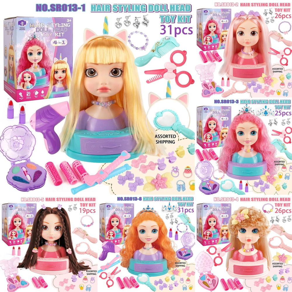 Beauty Makeup Kids - Zestaw do stylizacji włosów dla lalek,