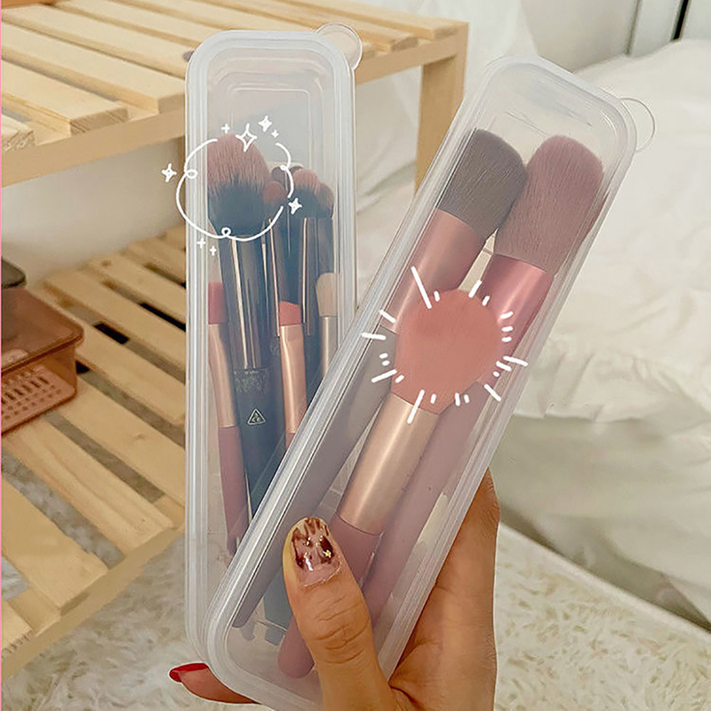 Beauty Makeup Women - Organizer na pędzle do makijażu przezroczysty