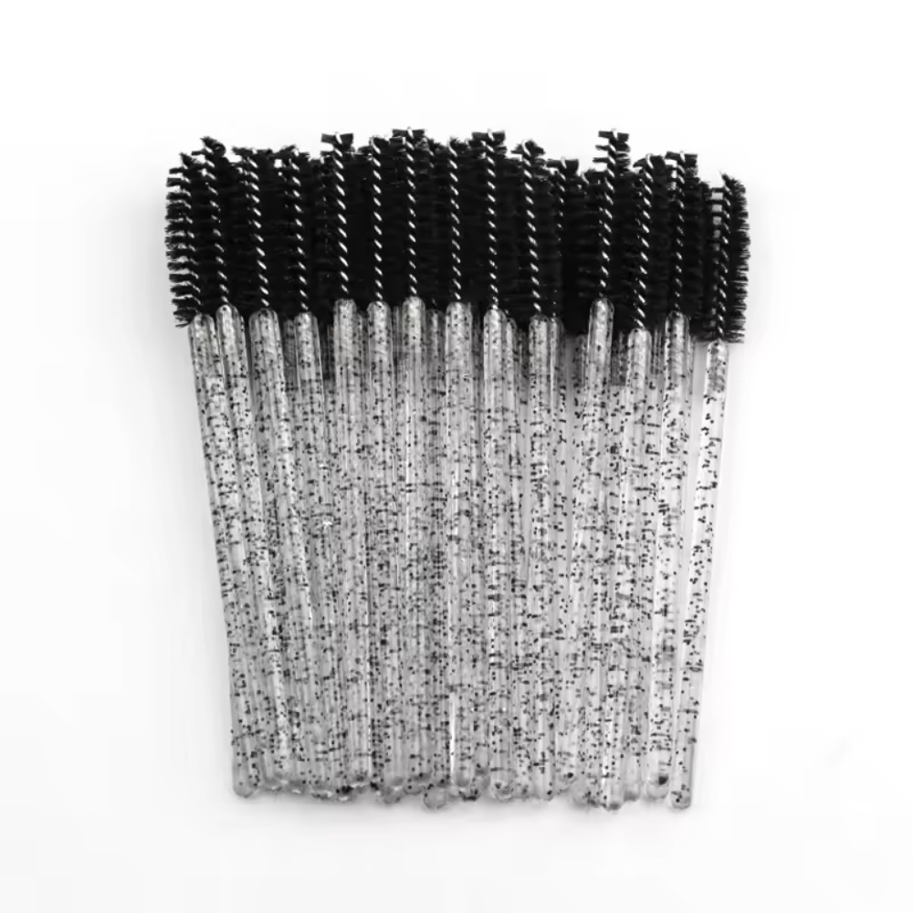 Makeup Brush Set - 50-100 SZT. Kryształowe szczoteczki do rzęs