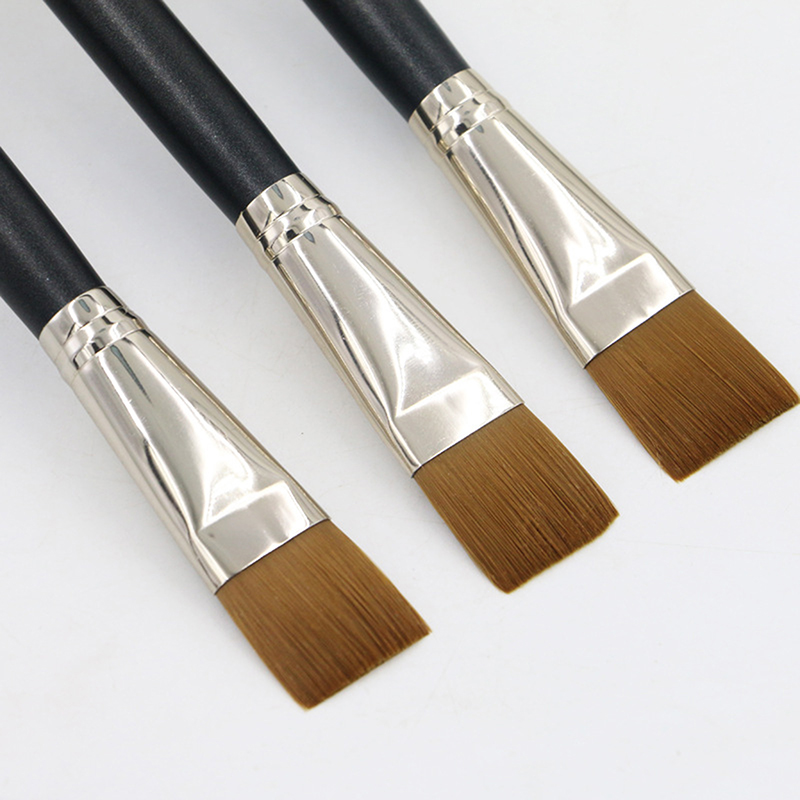 【L】Płaski kwadratowy pędzel do – Beauty Makeup Women recenzja i cena