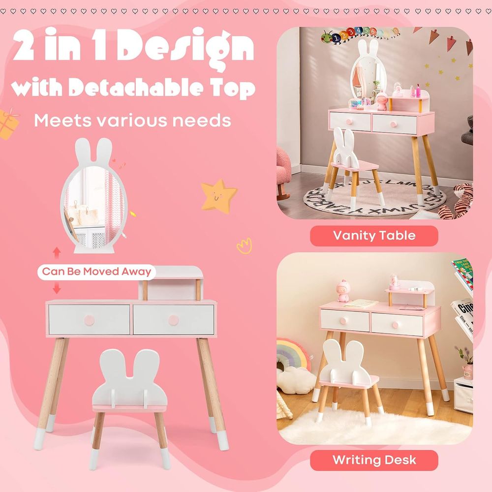 EY Kids Vanity, Drewniany zest – Beauty Makeup Kids recenzja i cena