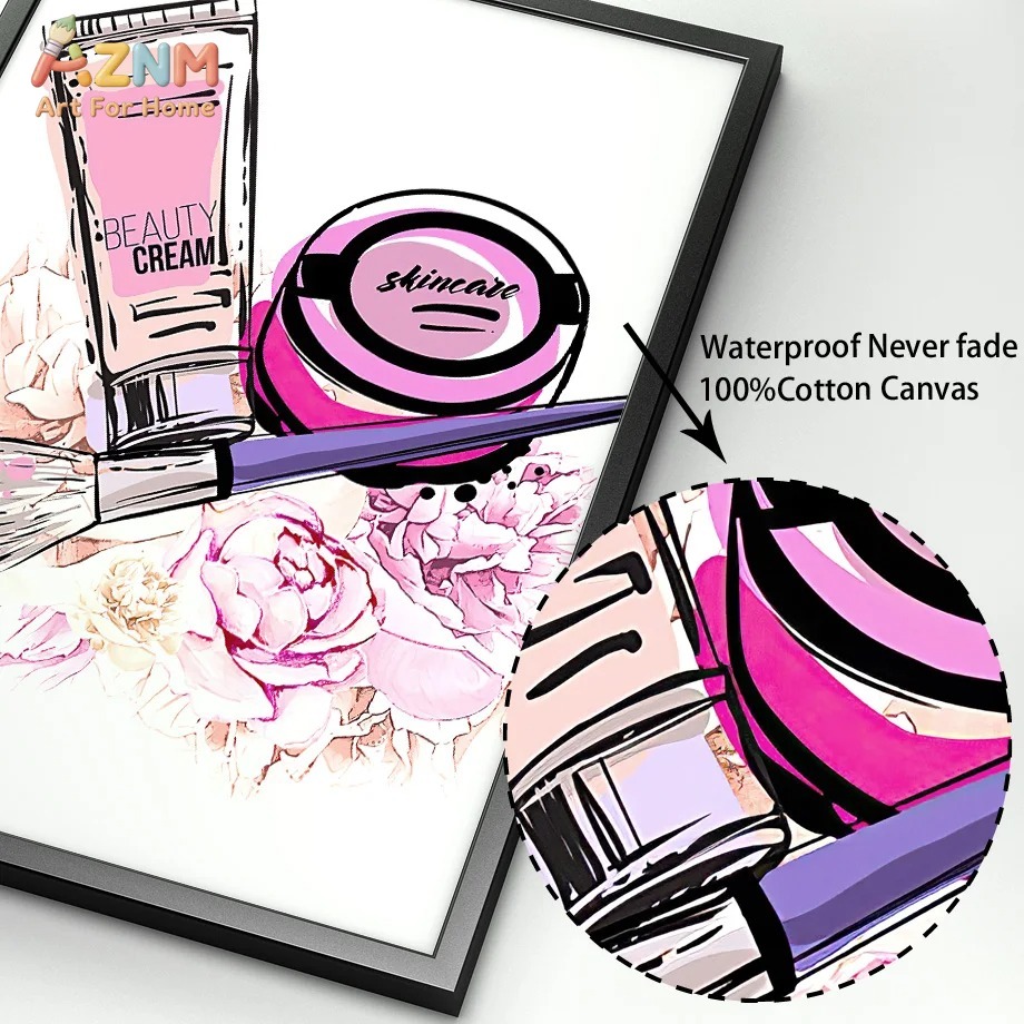 AZNM Różowe Paznokcie Makijaż  – Beauty Of Makeup Quotes recenzja i cena