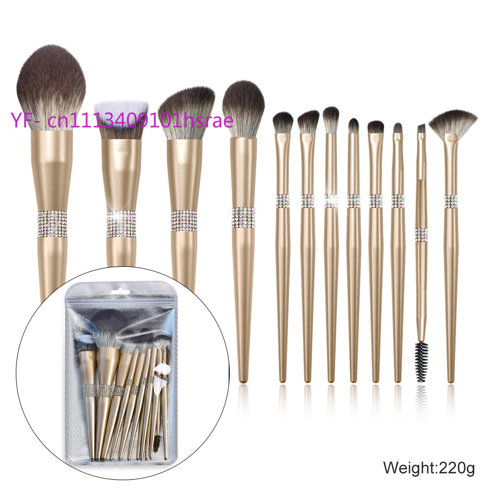 12 Złotych Szampańskich Pędzli – Makeup Brush Set recenzja i cena