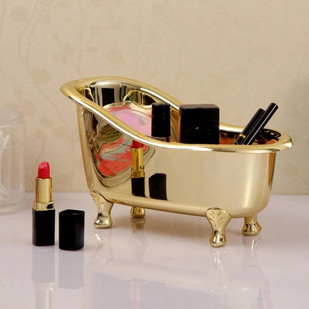 Złota Mini Kosmetyczka w Kszta – Beauty Makeup Box Set recenzja i cena