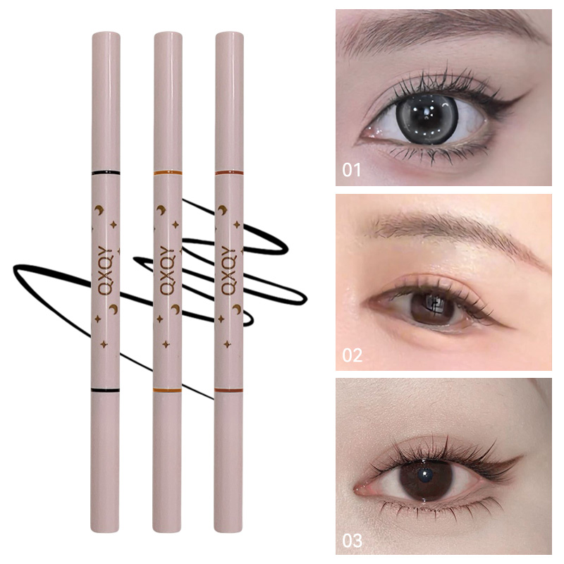 QXQY Dwustronny eyeliner, dwuf – Makeup Brush Set recenzja i cena