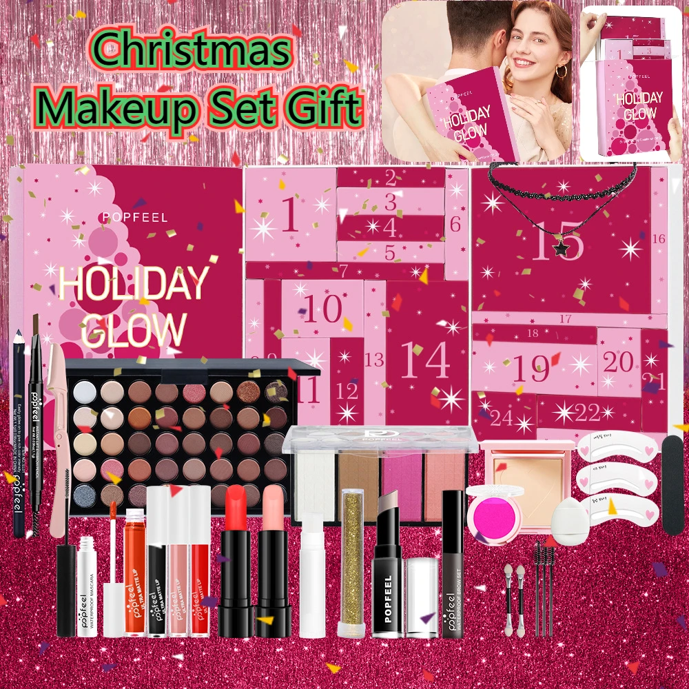 Świąteczny odliczacz do makija – Beauty Makeup Advent Calendar recenzja i cena