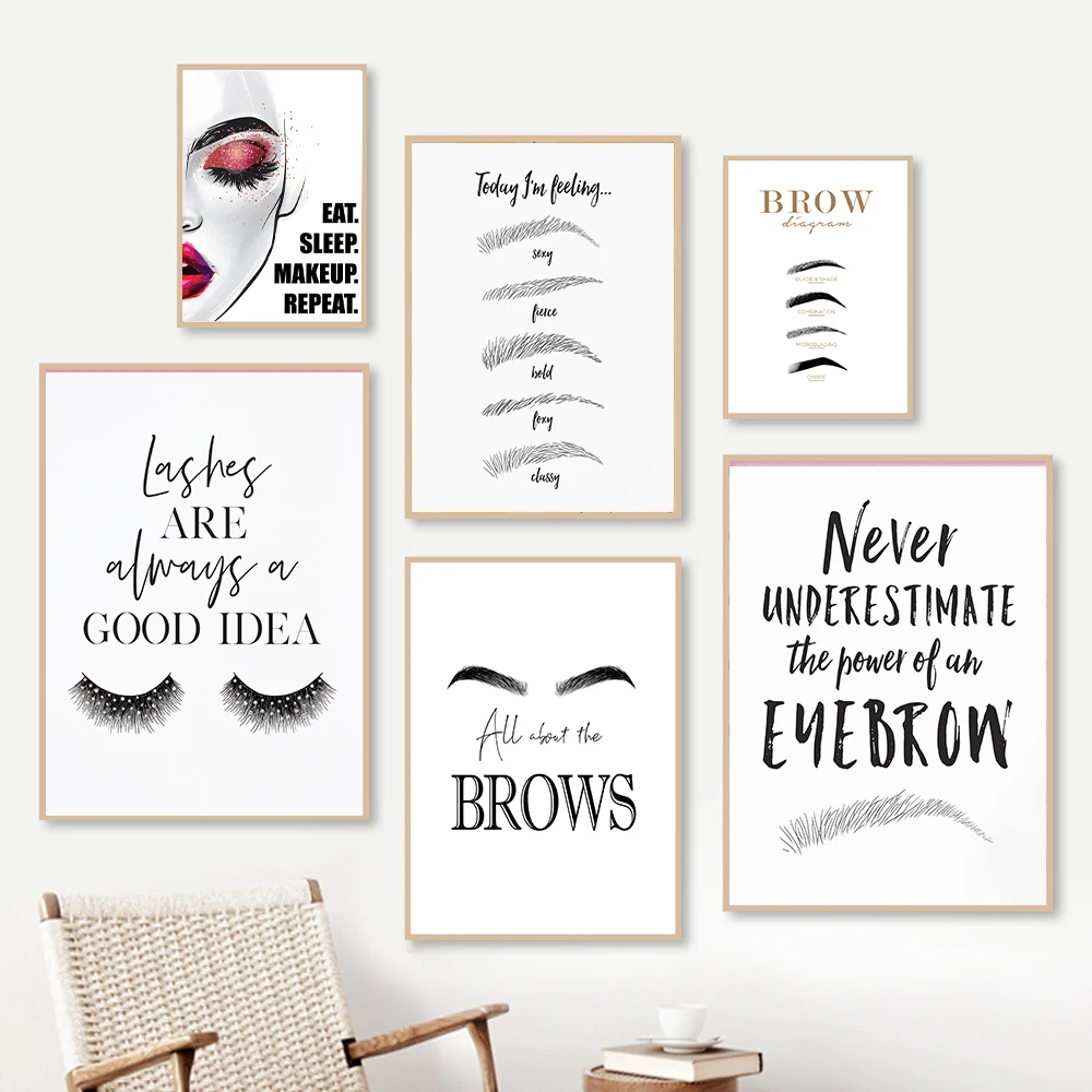 Moda makijaż obraz na płótnie  – Beauty Of Makeup Quotes recenzja i cena