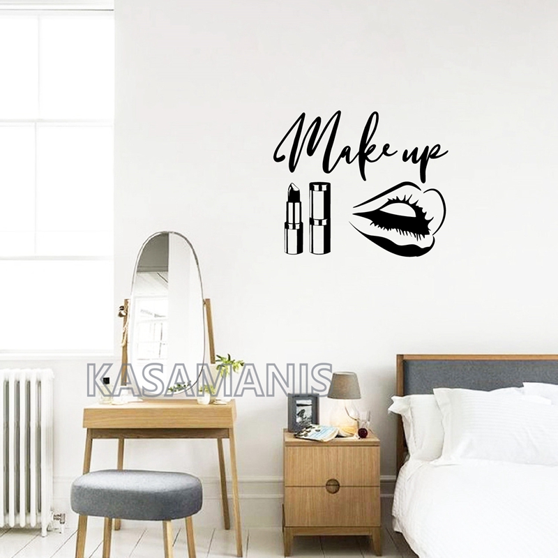 Makijaż Cytat Naklejki ścienne – Beauty Of Makeup Quotes recenzja i cena