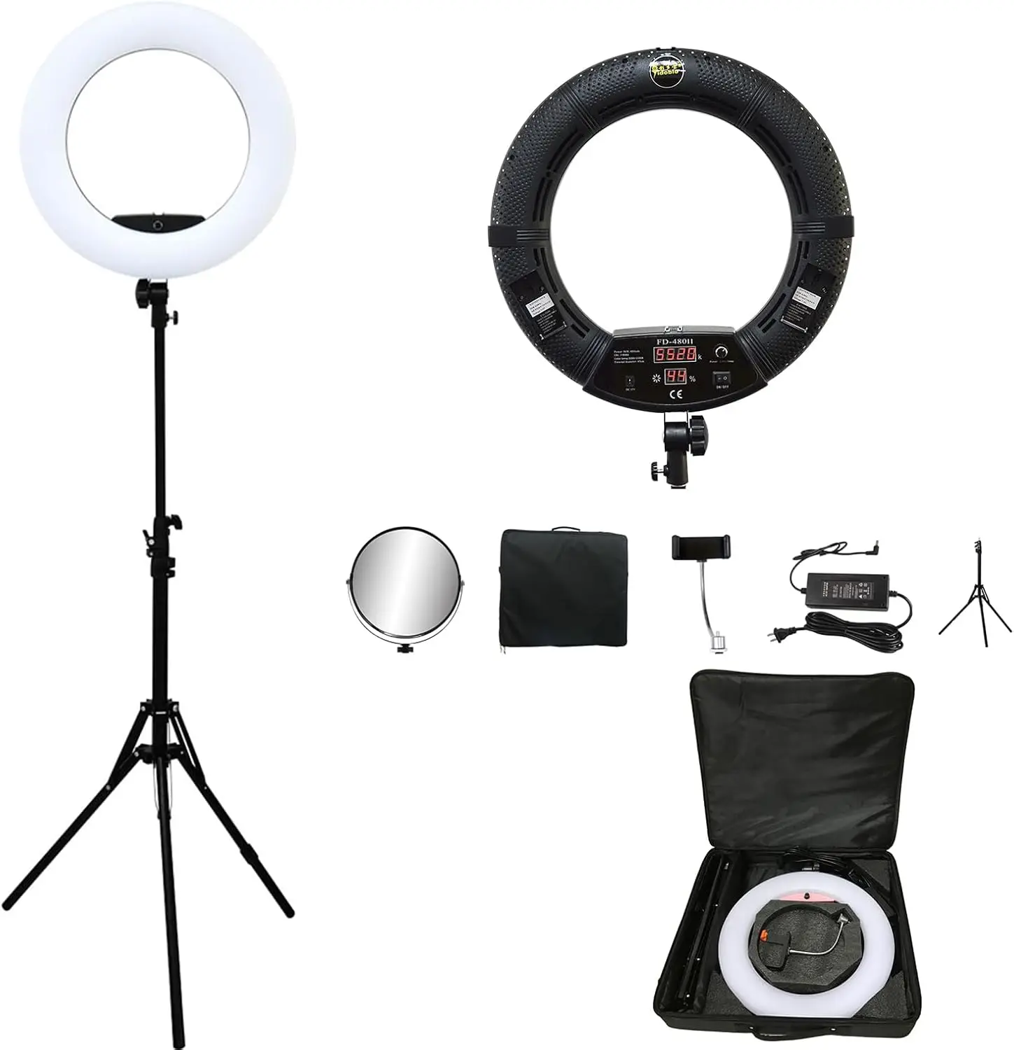 FD480 Lampa Pierścieniowa 18-c – Beauty Makeup Youtube recenzja i cena