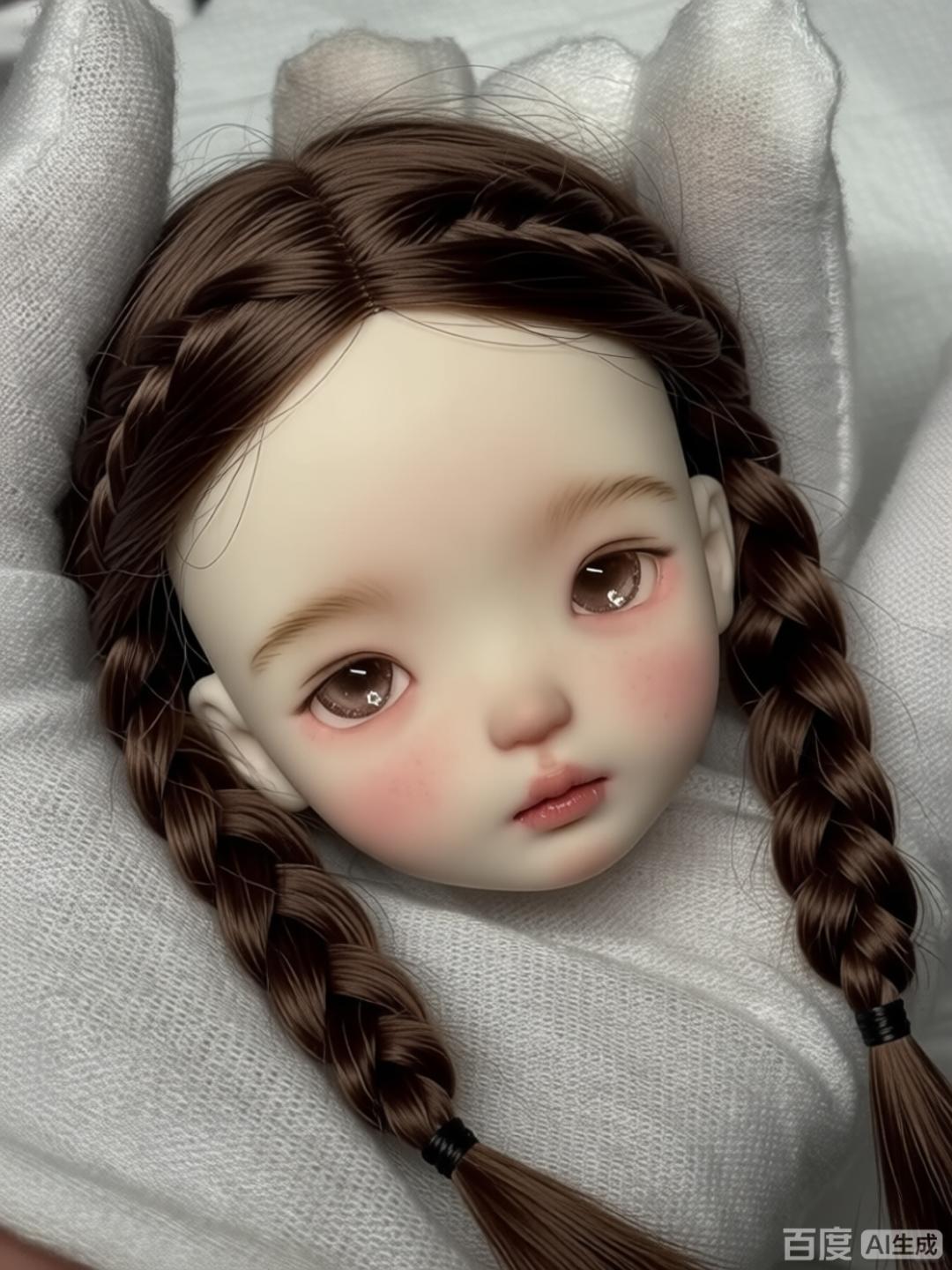 Głowa lalki BJD w skali 1/6 -  – Beauty Makeup For Girl recenzja i cena